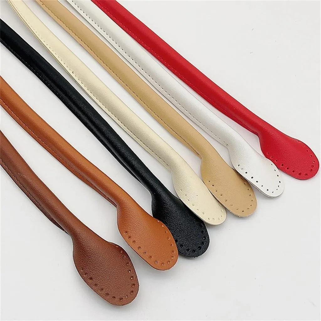 Brown Leather Carry Handle Bag Accessories Handle Strap Can Be Hand Sewn