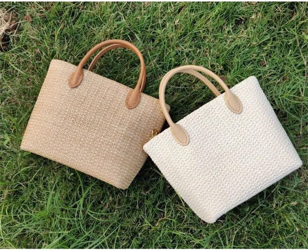 Brown Leather Carry Handle Bag Accessories Handle Strap Can Be Hand Sewn