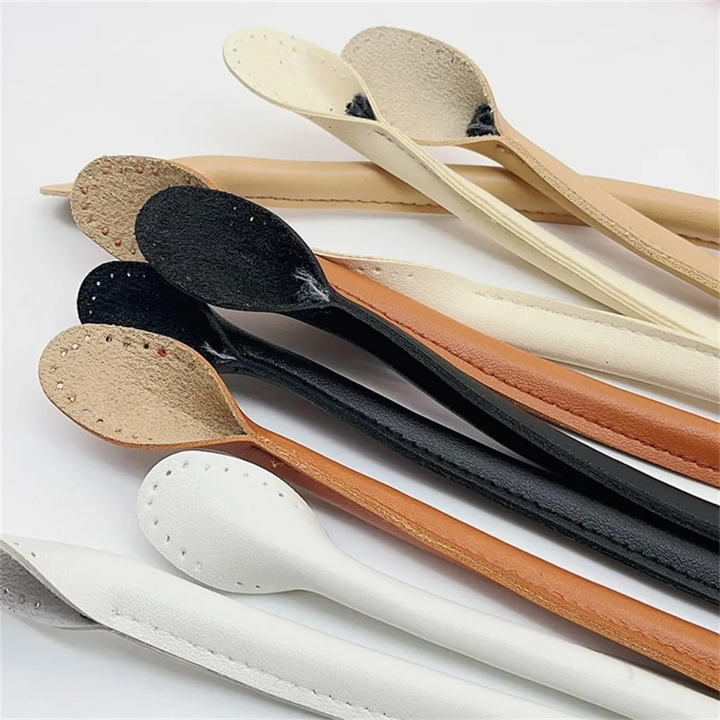 Brown Leather Carry Handle Bag Accessories Handle Strap Can Be Hand Sewn
