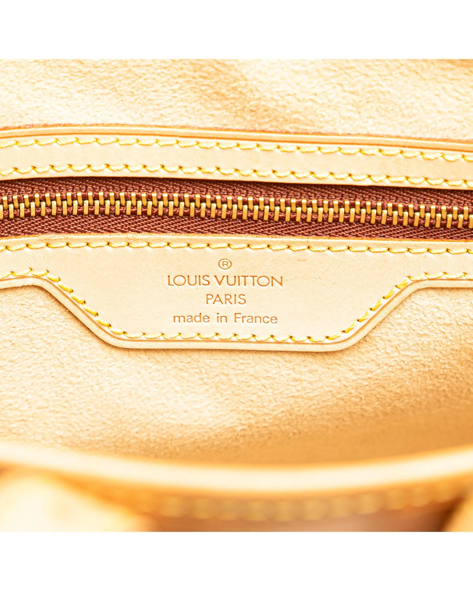 Bucket Bag Tan Leather Style