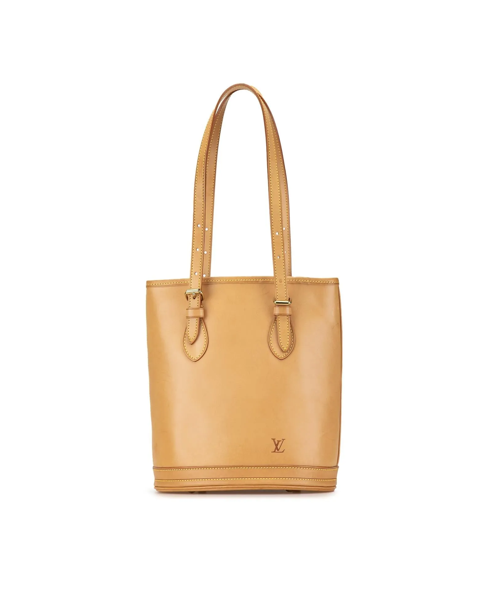 Bucket Bag Tan Leather Style