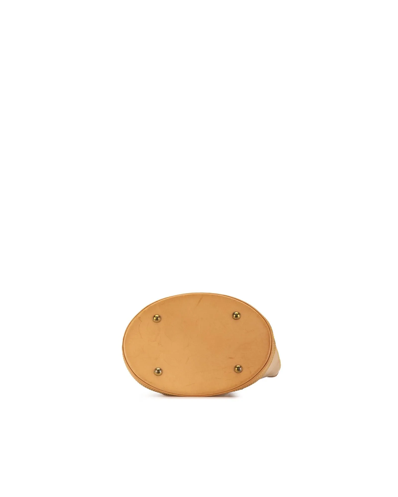 Bucket Bag Tan Leather Style