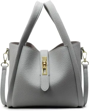 Bucket Bags for Women - Leather Crossbody Bucket Purse Small Handbag Trendy Vintage Shoulder Bag with Small Purse