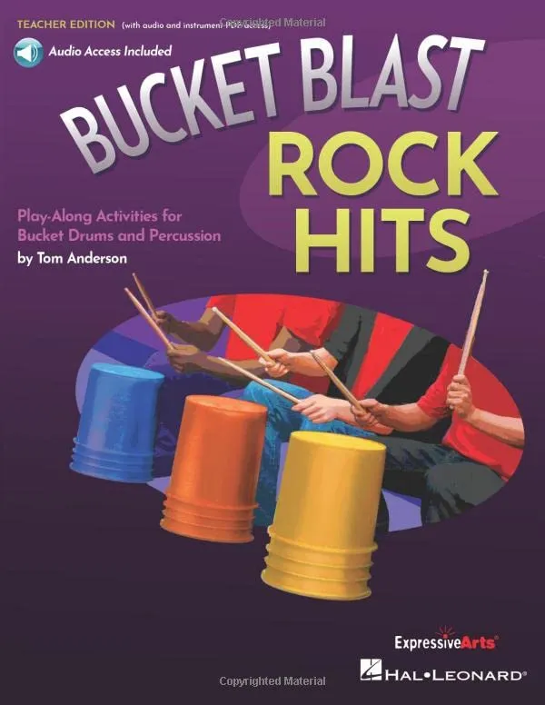 Bucket Blast: Rock Hits (Book/Online Audio) Paperback – July 1, 2022