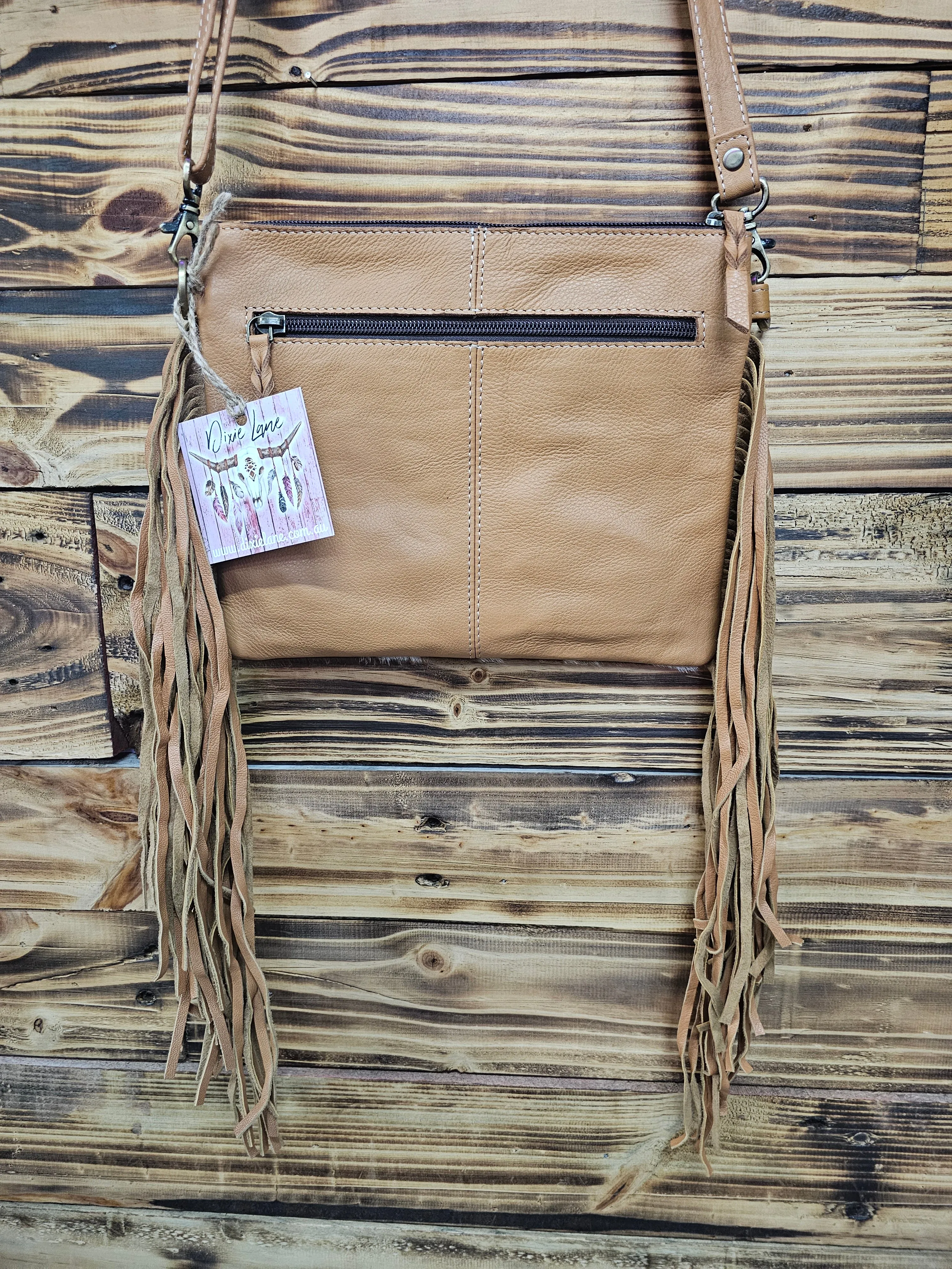Buckstitch Fringe Crossbody