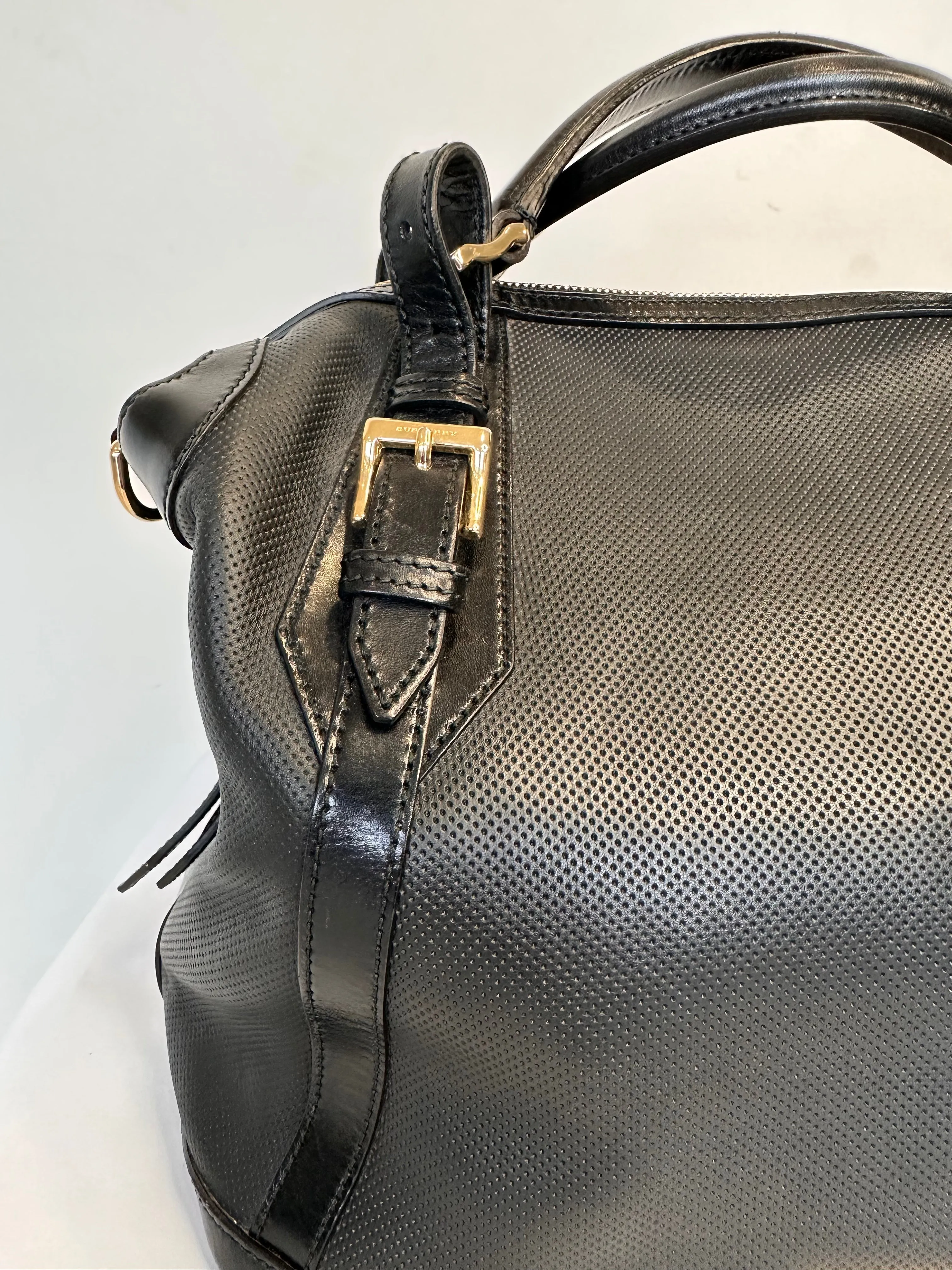 Burberry Smoke Check Handle Bag