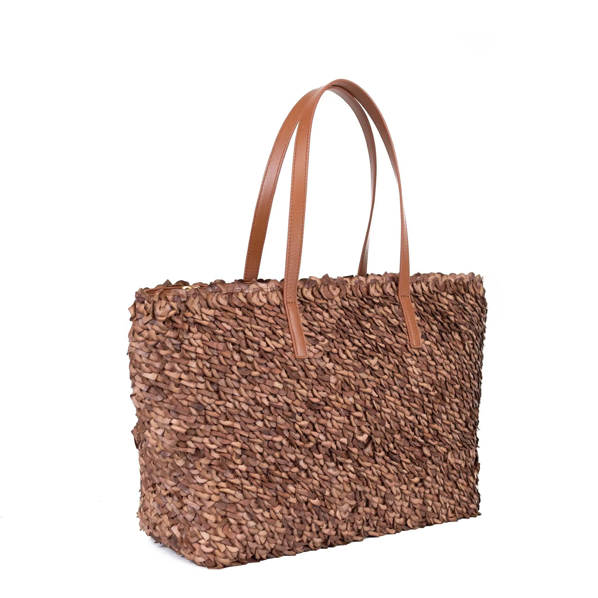 CA 1587 - TOTE BAG - TAN V1