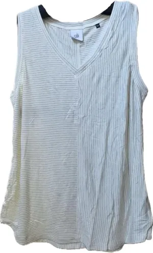 Cabi Mini Stripe V-Neck Sleeveless Tank