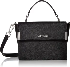 Calvin Klein Raelynn Saffiano Top Handle Flap Crossbody