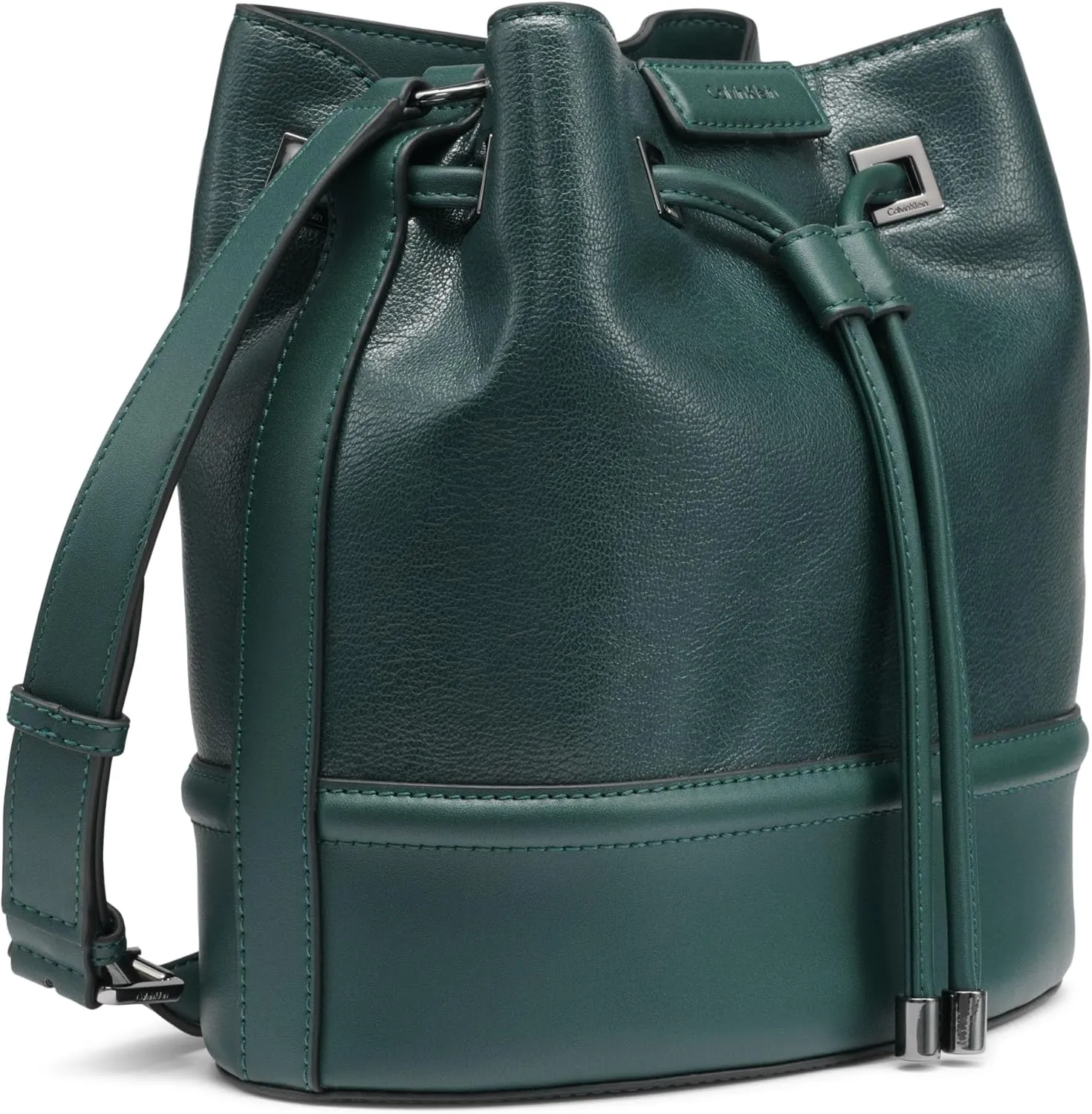 Calvin Klein Women's Ash Crossbody Bag – Vegan Leather, Monogram, 2 Pockets
