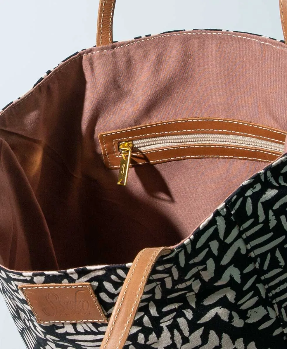 Canvas Bucket Bag, Kawa