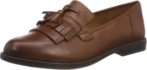 Caprice Cait Womens Leather Fringe Tassel Loafer Flats