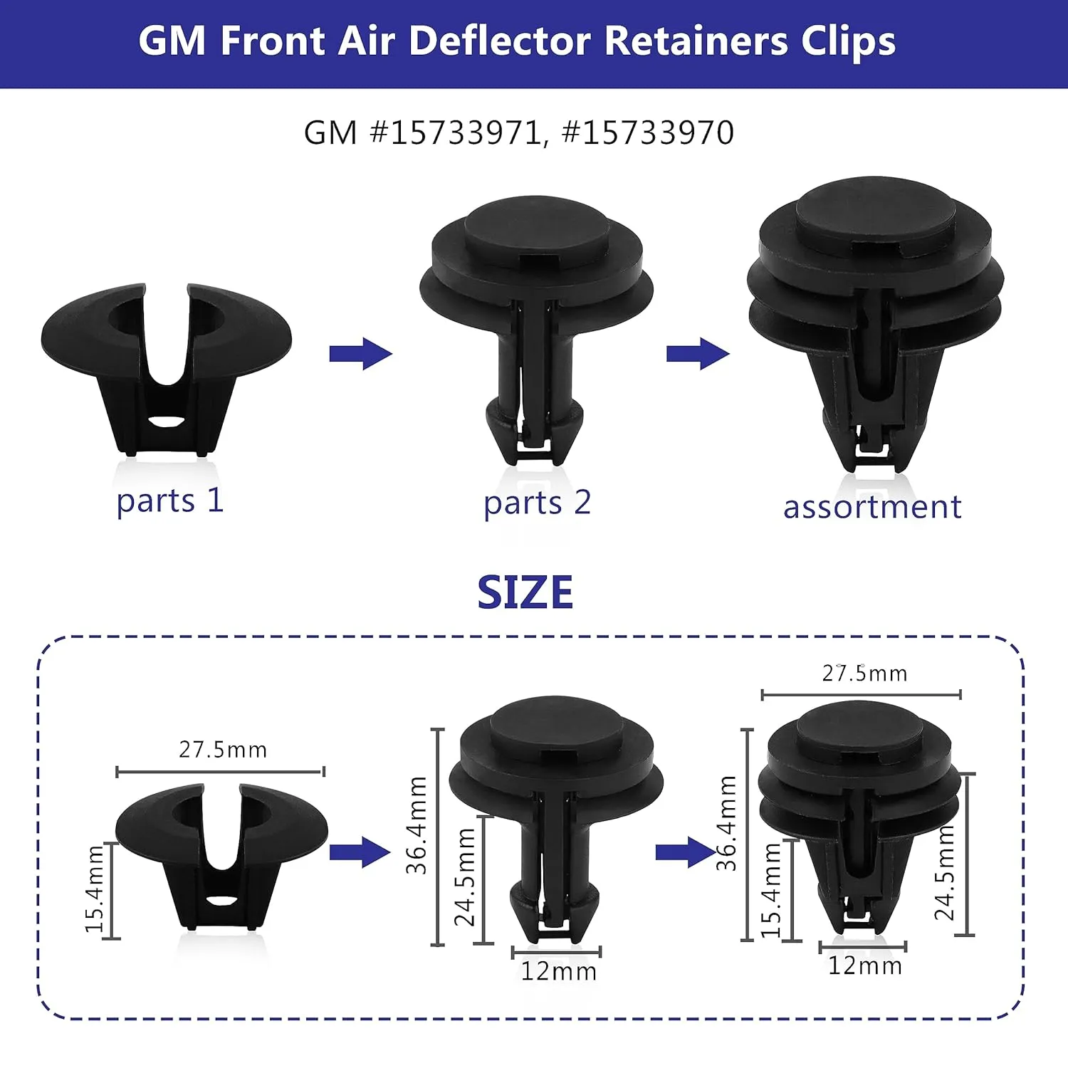 Car Bumper Clips Shield Retainer Clips Plastic Rivets 1001PCS Automotive Push Pins Assortment Xmas Tree Fasteners Kit Most Common Sizes Auto Body Push Pin with Removers for Ford Honda Chrysler GM