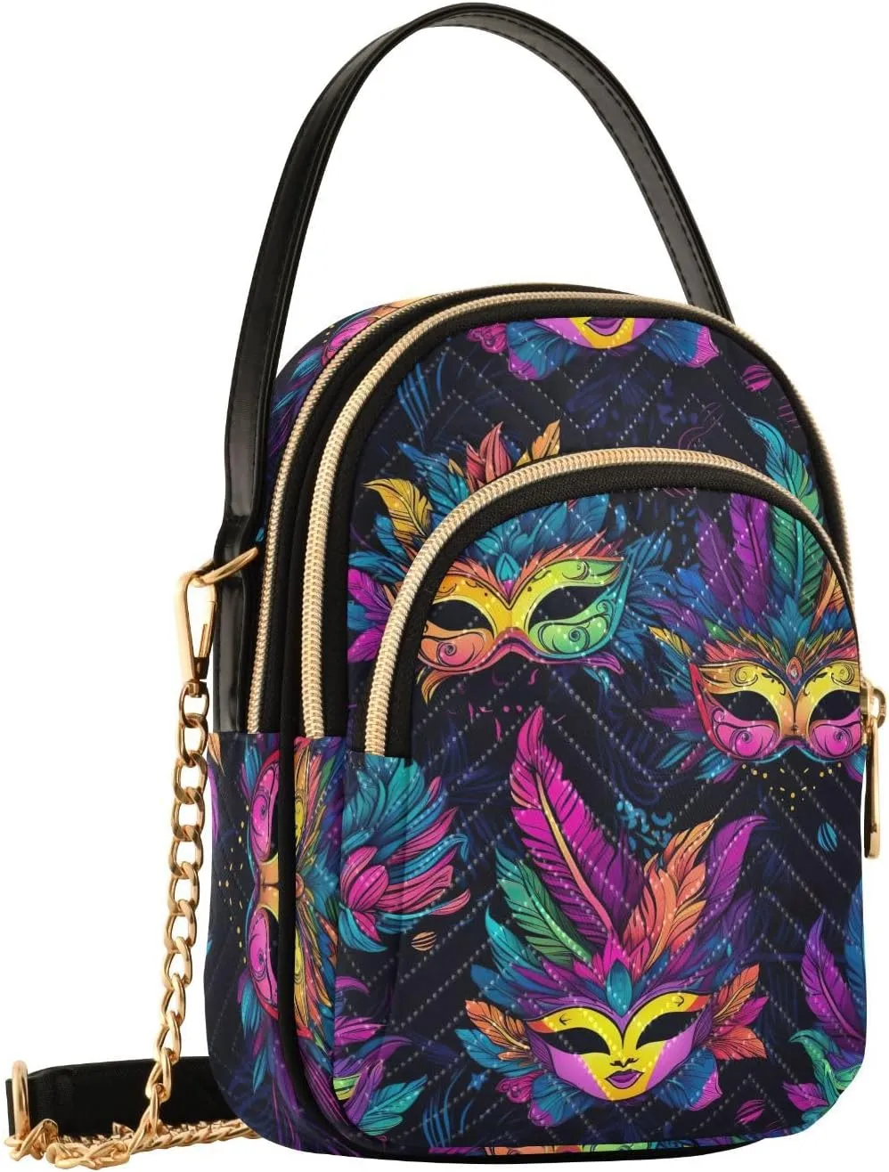 Carnival Masks Small Crossbody Bags for Women Cell Phone Shoulder Purse Handbags Wallet 21217953