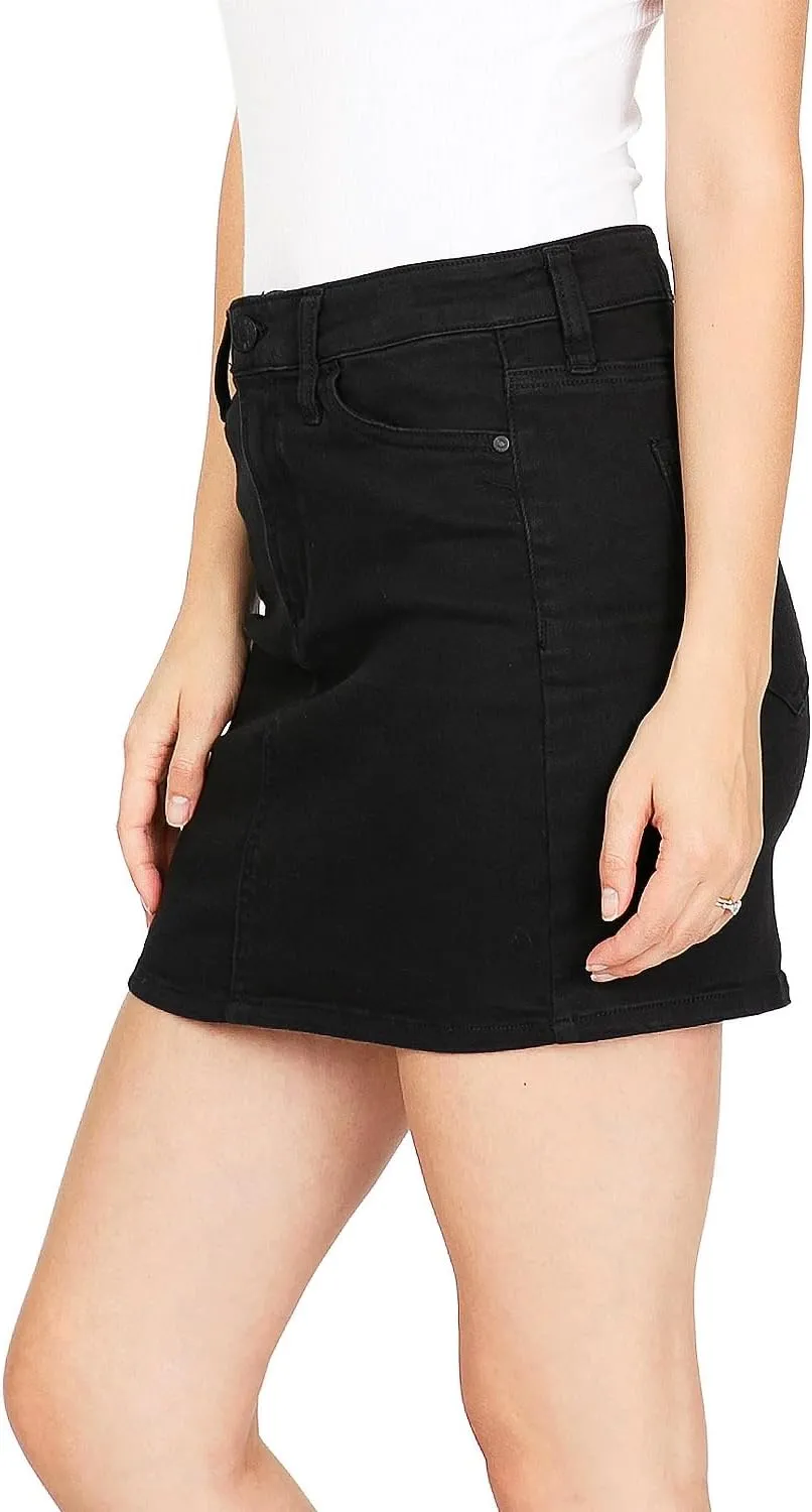 Celebrity Pink Jeans Women's Juniors Mid Rise Classic Mini Skirts