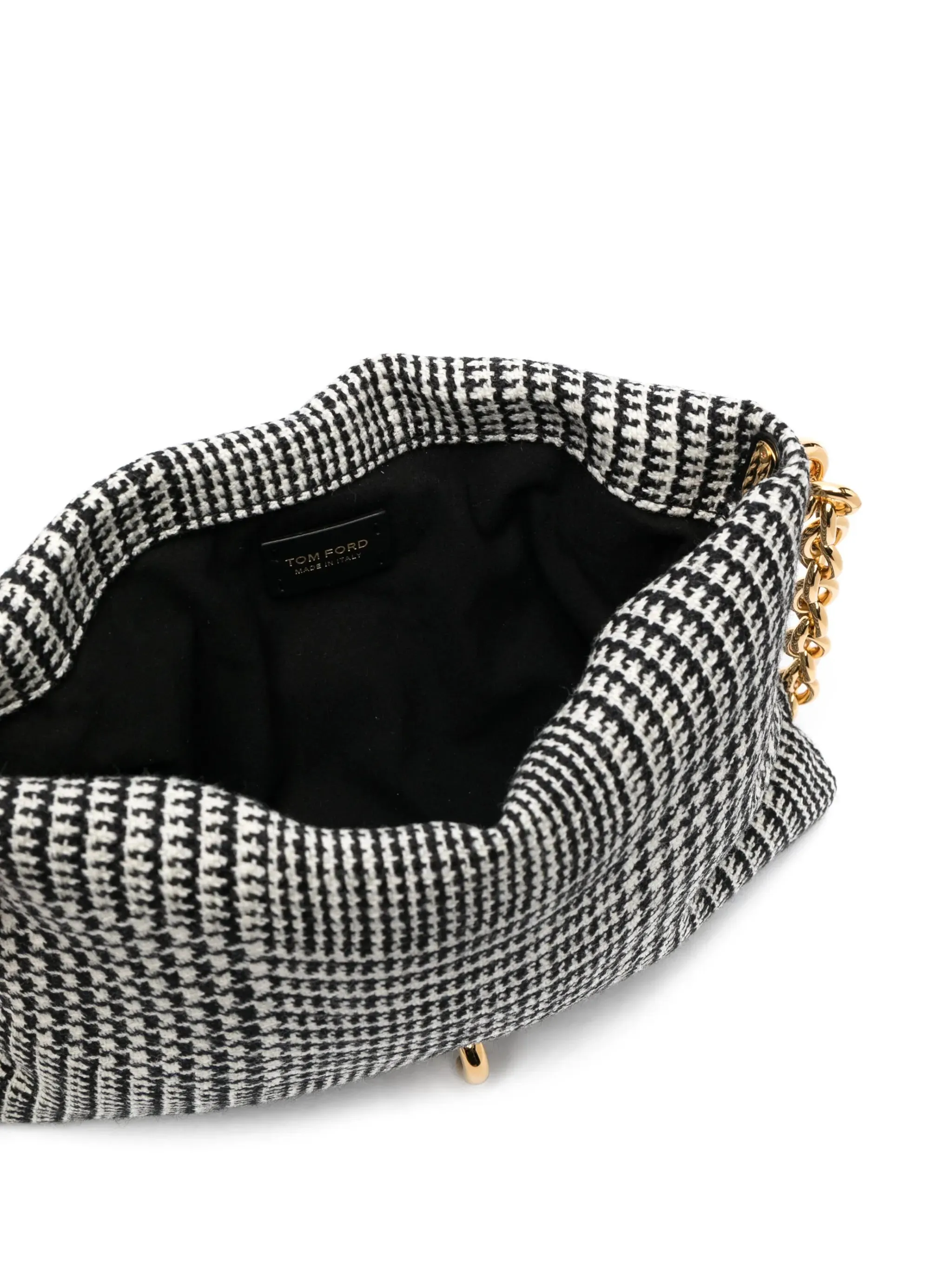 checked Quick resolution small bag Carine wool High-quality