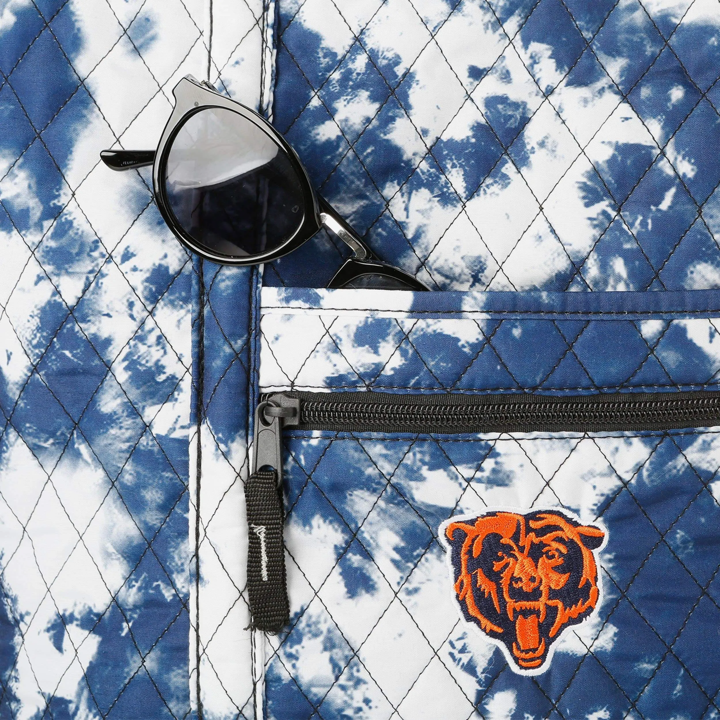 Chicago Bears Tie-Dye Takeaway Tote Bag