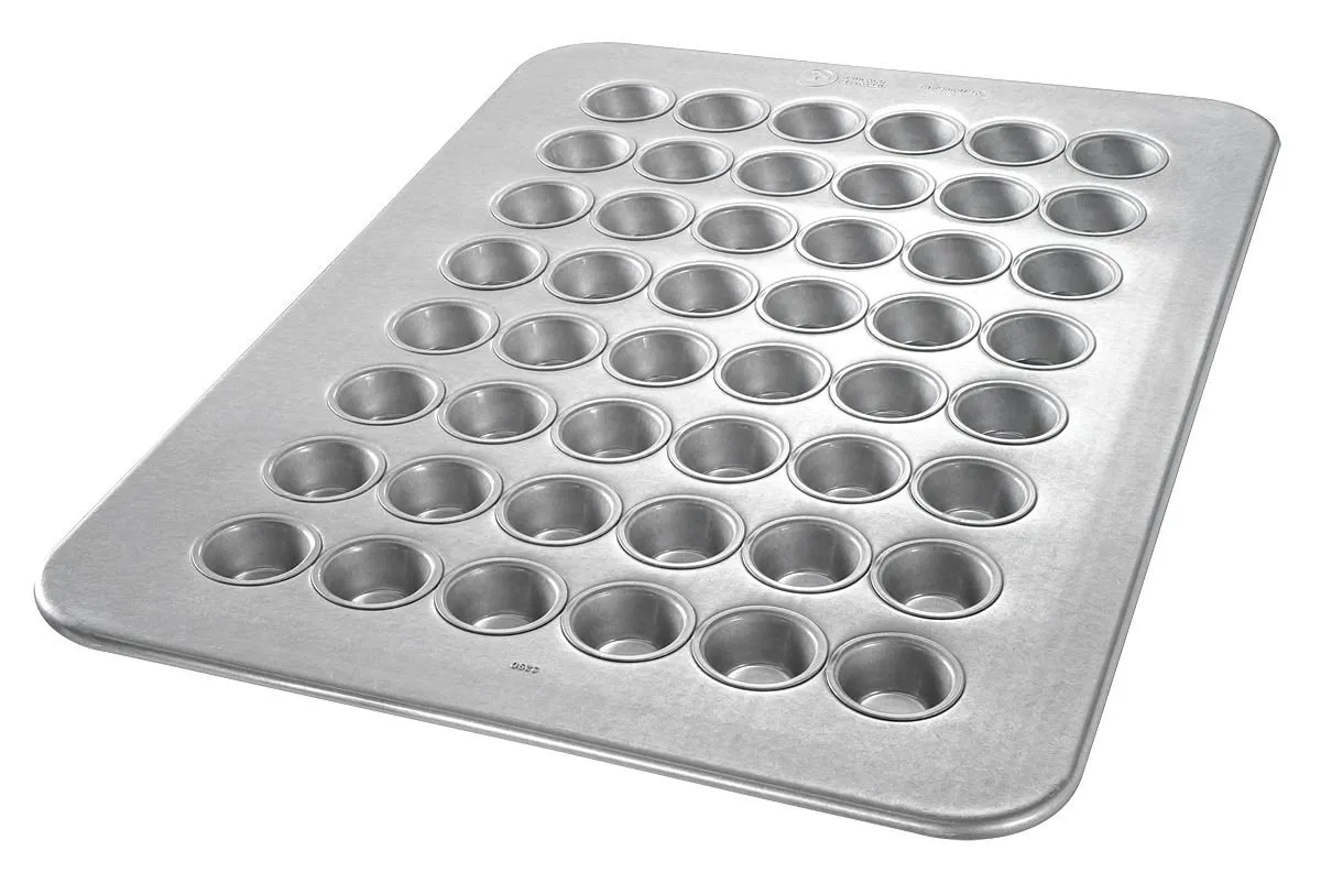 Chicago Metallic 48 Cup Mini-Muffin Pan with AMERICOAT Plus