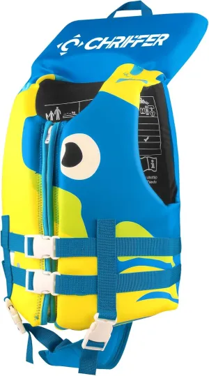 Chriffer Toddler Swim Vest Jacket for Boys Girls 20-70 Pounds/2-10 Years, Kids Swim Vest with Adjustable Safety Strap for Pool Beach Learn to Swim
