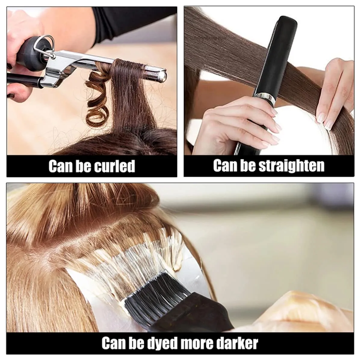 Clip in Hair Extensions, Dark Brown Hair Extensions Real Human Hair Clip ins 12 Inch Clip in Hair Extensions Real Human Hair 70G 7 Pieces Double Weft Clip on Extensions for Women