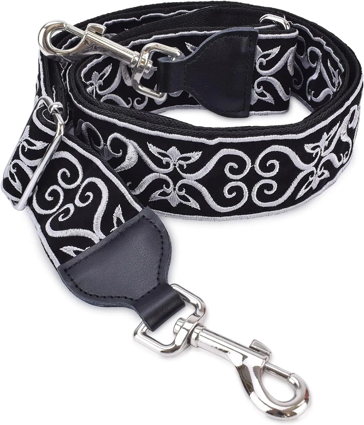 CLOUDMUSIC Handbag Strap Replacement Crossbody Strap Purse Strap With Silver Clips For Women Girls