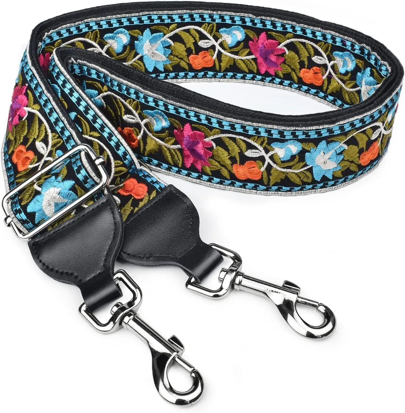 CLOUDMUSIC Handbag Strap Replacement Crossbody Strap Purse Strap With Silver Clips For Women Girls