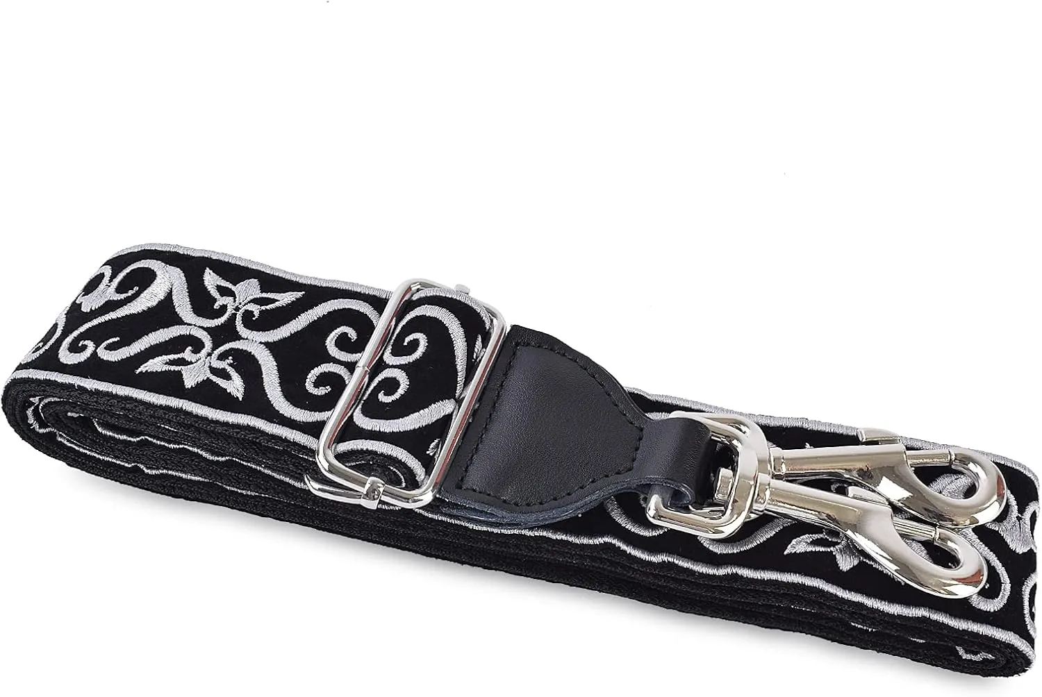 CLOUDMUSIC Handbag Strap Replacement Crossbody Strap Purse Strap With Silver Clips For Women Girls