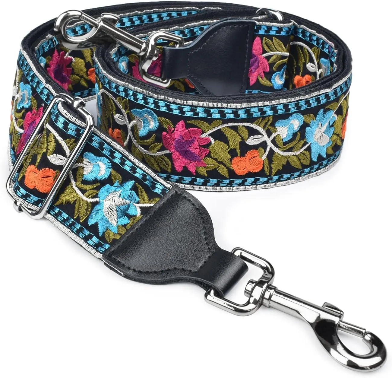 CLOUDMUSIC Handbag Strap Replacement Crossbody Strap Purse Strap With Silver Clips For Women Girls