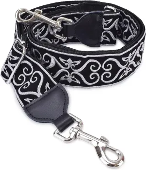 CLOUDMUSIC Handbag Strap Replacement Crossbody Strap Purse Strap With Silver Clips For Women Girls