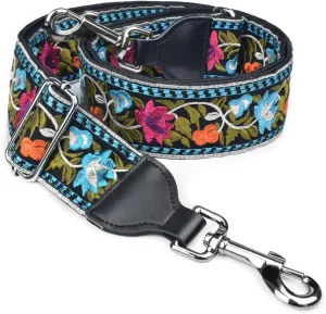 CLOUDMUSIC Handbag Strap Replacement Crossbody Strap Purse Strap With Silver Clips For Women Girls