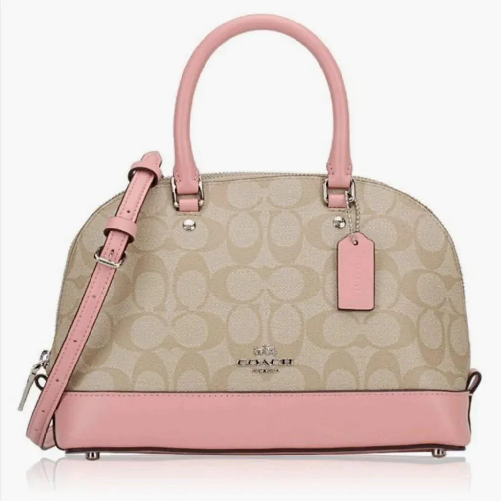Coach Mini Sierra Satchel In Signature Canvas