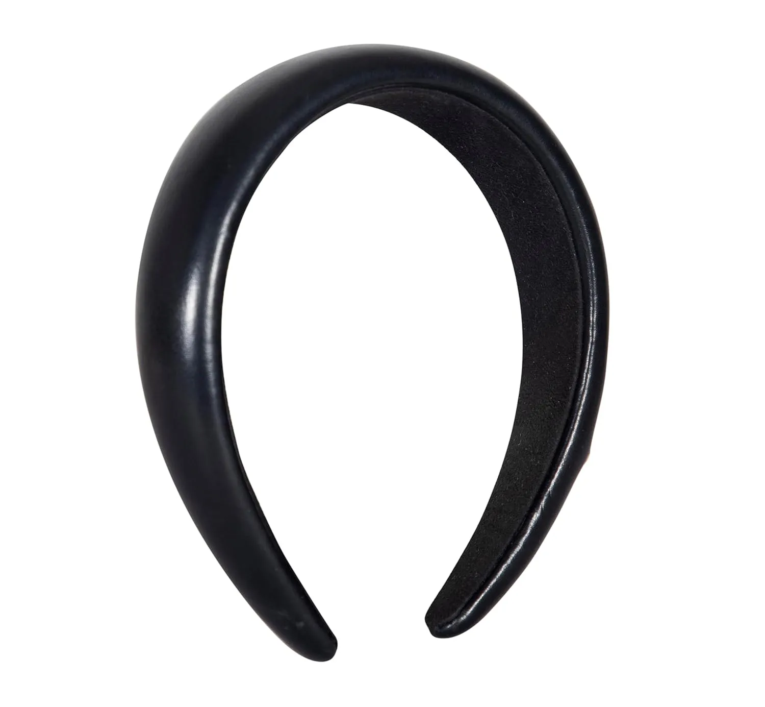 Coach Women's Leather Headband, Black, One Size