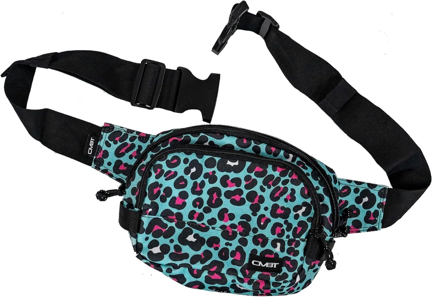 Combat Iron Tactical Men’s Fanny Pack | Adjustable Waist Belt, Zippered Pockets | Compact Lightweight Belt Bag | Everyday Hip Pouch for Travel Outdoor Running Hunting