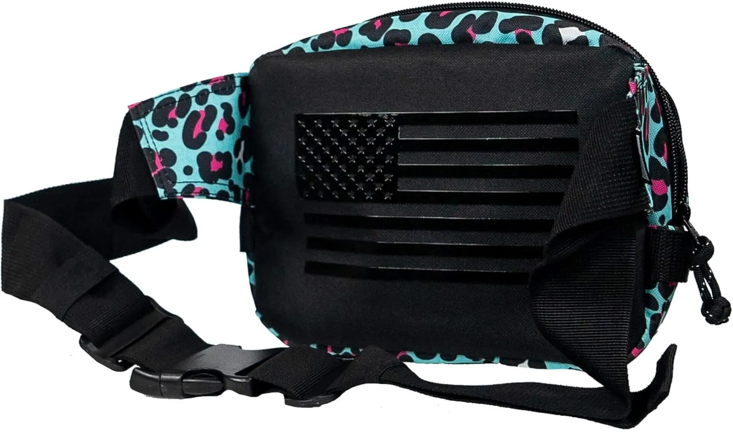 Combat Iron Tactical Men’s Fanny Pack | Adjustable Waist Belt, Zippered Pockets | Compact Lightweight Belt Bag | Everyday Hip Pouch for Travel Outdoor Running Hunting