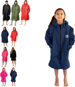 COR Surf Swim Parka for Youth and Adults | Heavy-Duty Weatherproof Swimming Jacket with Size Options for Men, Women and Kids