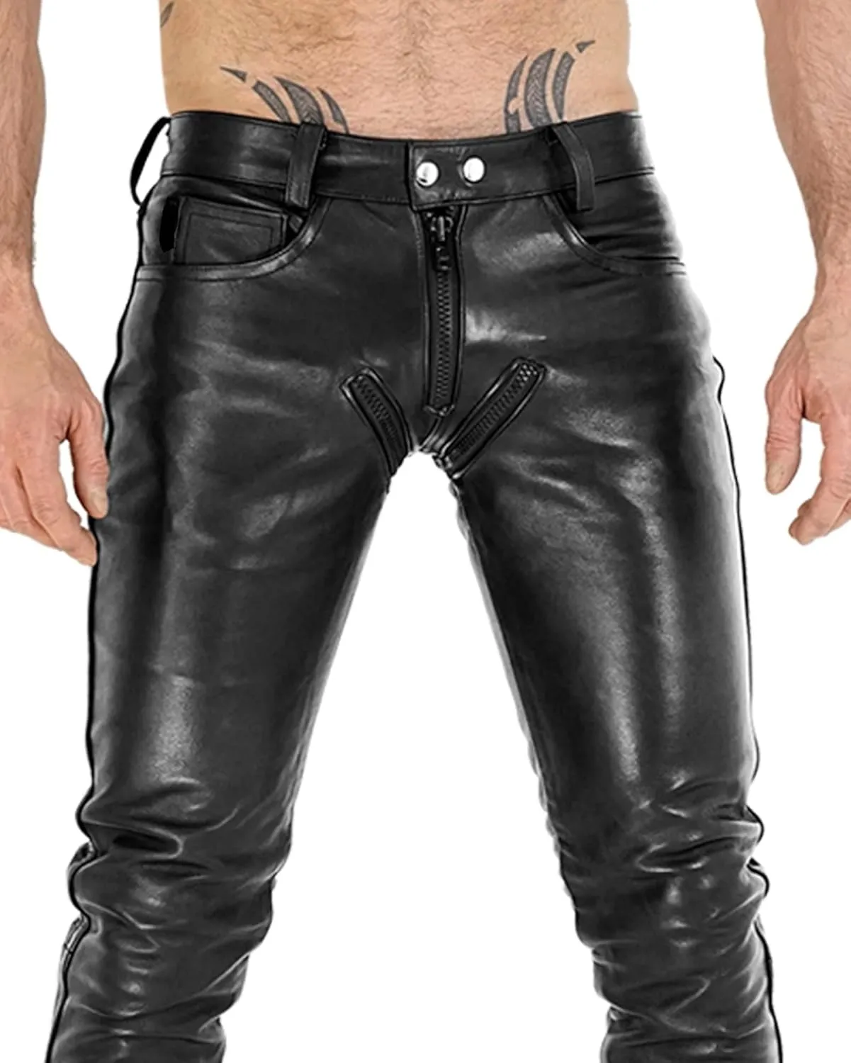 Cowboy Western Traditional Native American Pant for Men Casual Classic Breeches Fashion