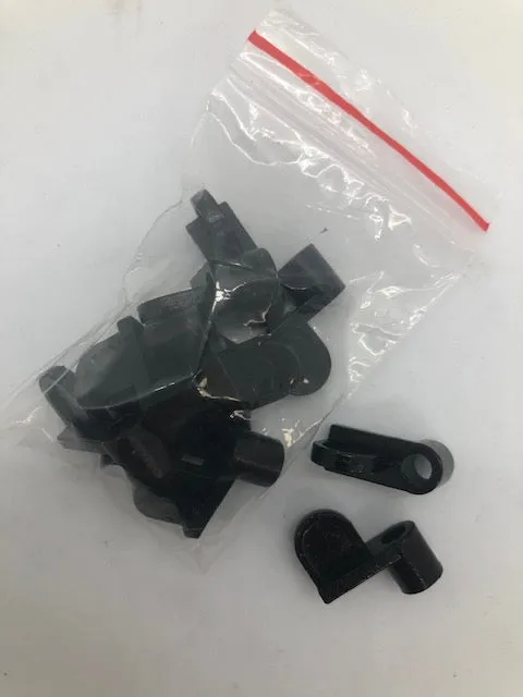 Crl Black 1/4" Diecast Window Screen Clip - sold in packs of 10
