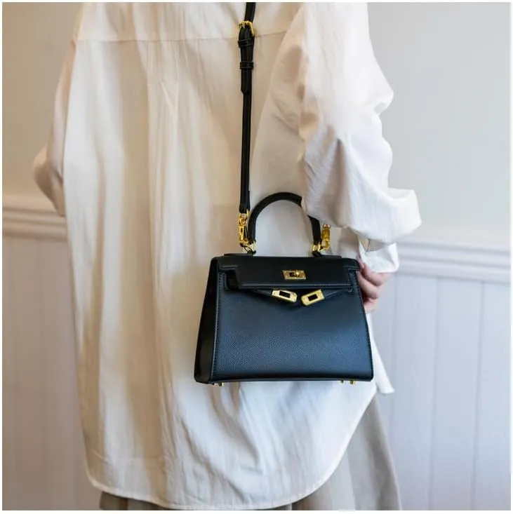 cross-body bag Crossbody Cowhide Palm Print Shoulder Bag
