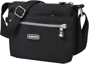 Crossbody Bag for Women Waterproof Shoulder Bag Casual Nylon Purse Handbag Lightweight Pocketbooks
