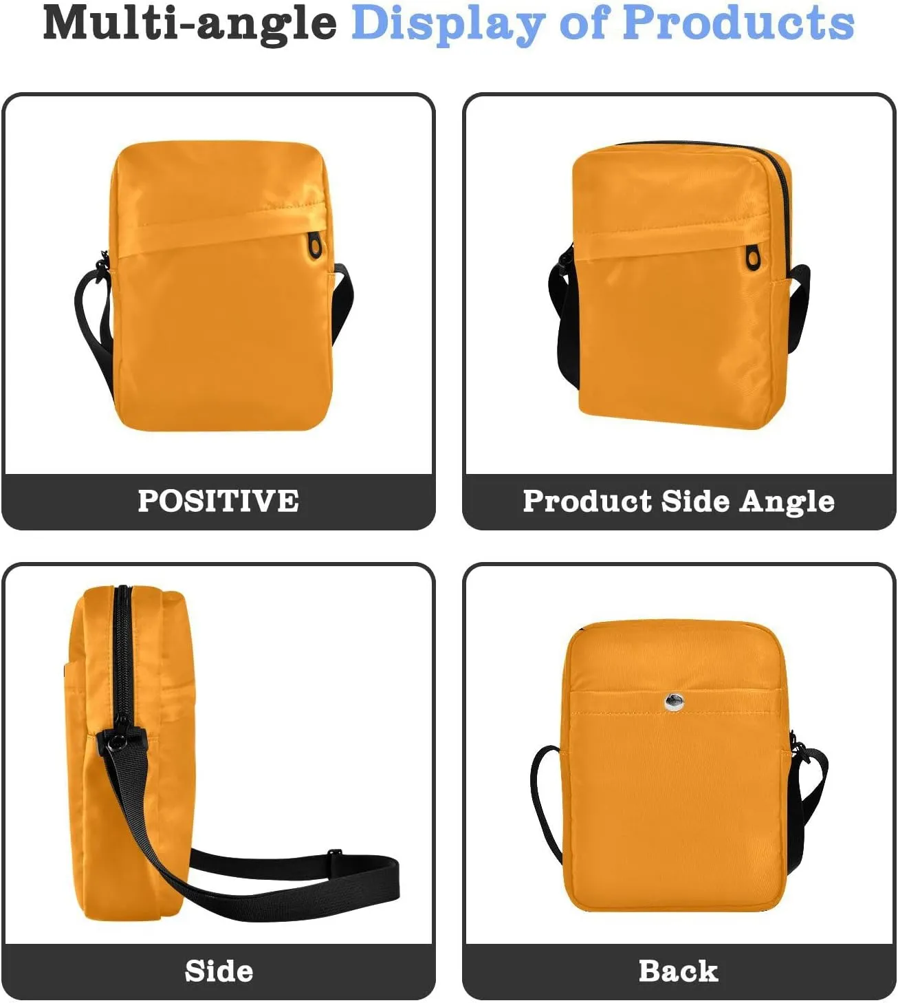 Crossbody Bag Light Pink Messenger Bag for Women Men Purse Shoulder Bag Satchel Bag with Adjustable Strap Light Pink