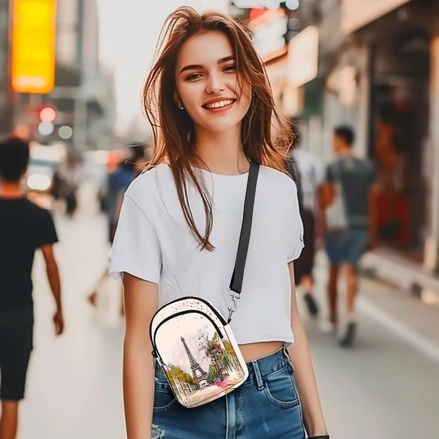 Crossbody Bags for Women Cell Phone Purse Casual Shoulder Bag with Adjustable Strap Card Slots for Travel Work