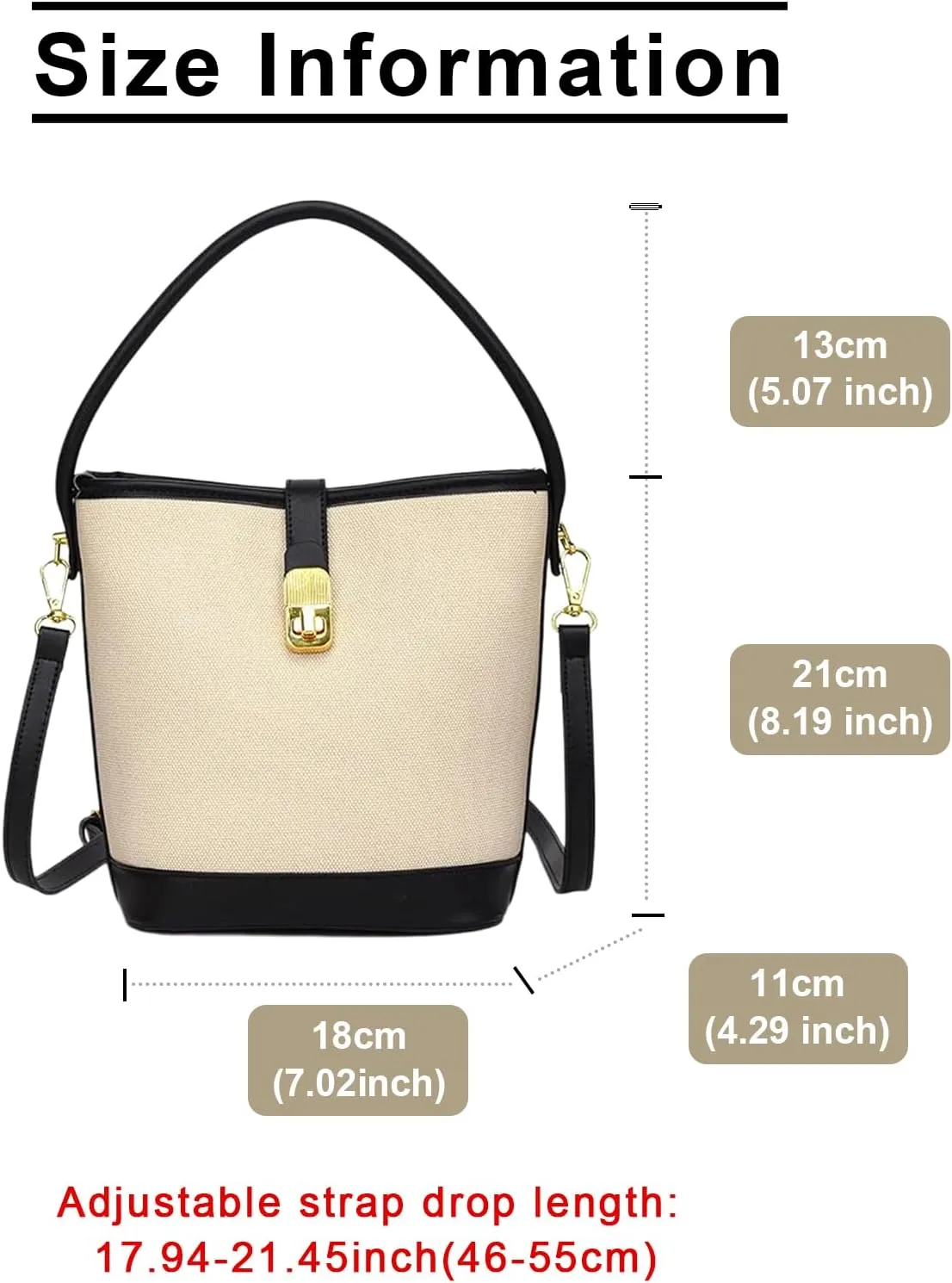 Crossbody Bucket Bags for Women Leather Shoulder Bag for Women Fashion Mini Handbags Bucket Purses