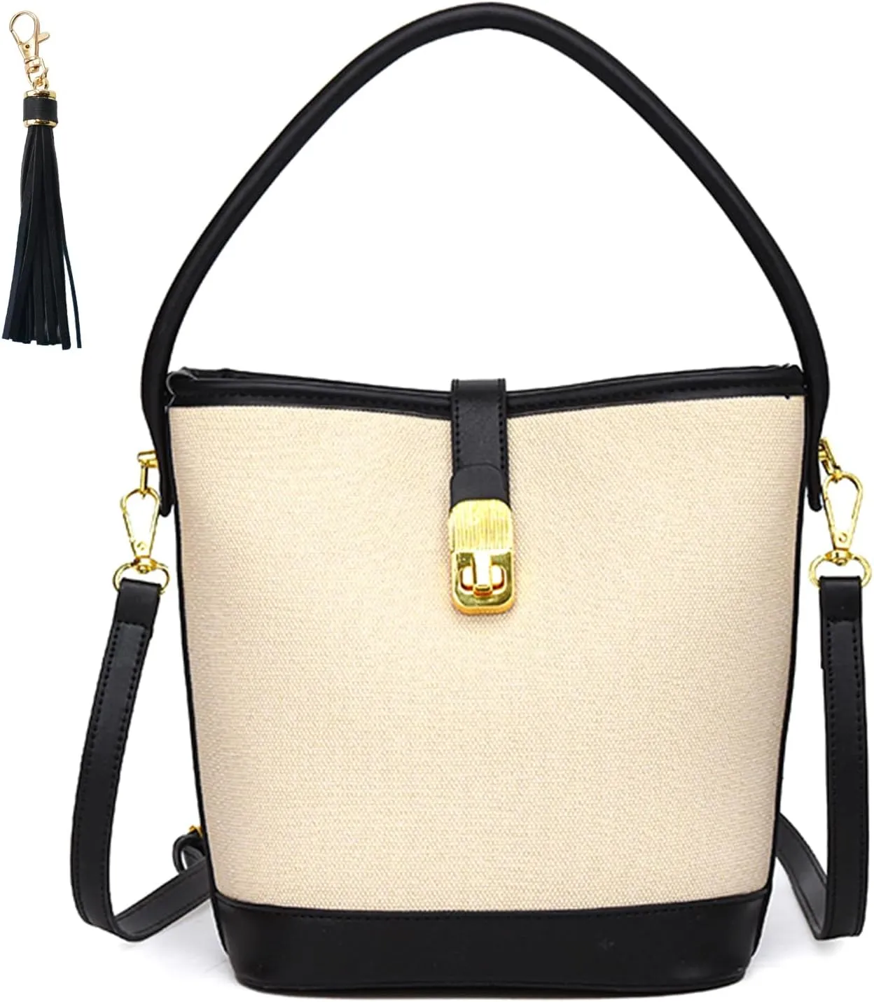 Crossbody Bucket Bags for Women Leather Shoulder Bag for Women Fashion Mini Handbags Bucket Purses