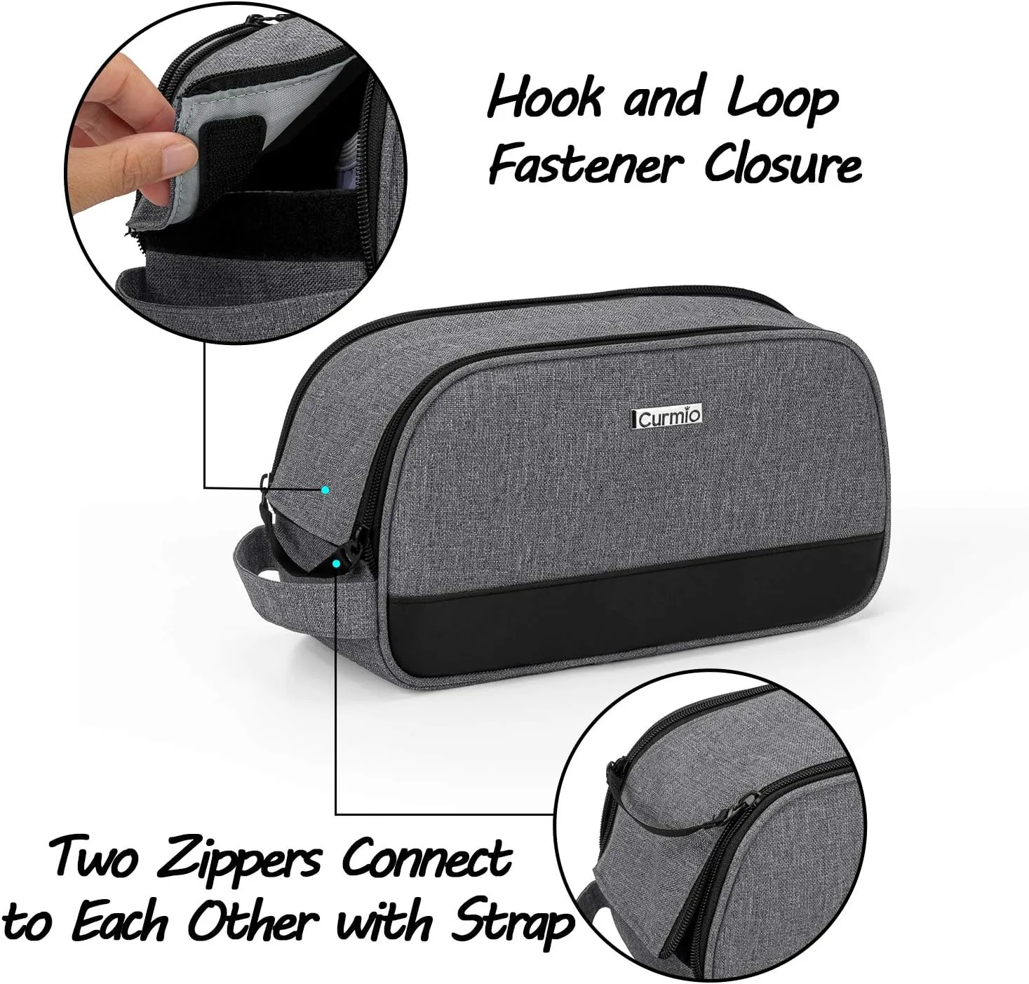 CURMIO Travel Carrying Bag Compatible for ResMed AirMini CPAP Machine and Accessories, Small Travel CPAP Equipment and Supplies Organizer Case, Bag Only
