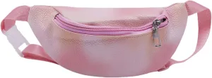 Cute Tie Dye Fanny Pack for Kids Girls Colorful Small Waist Pack Belt Bum Bag Sports Running Purse