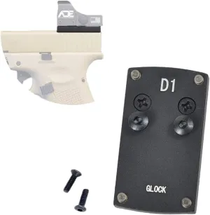 D1 Sight Mount Plate - G17 19 22 26 27 34 35 37 41 Mounting Plate for Mini Red Dot Sight, Pistol Handgun Mount Plate Base for Red dot Burris Sightmark Vortex Venom Tactical Hunting