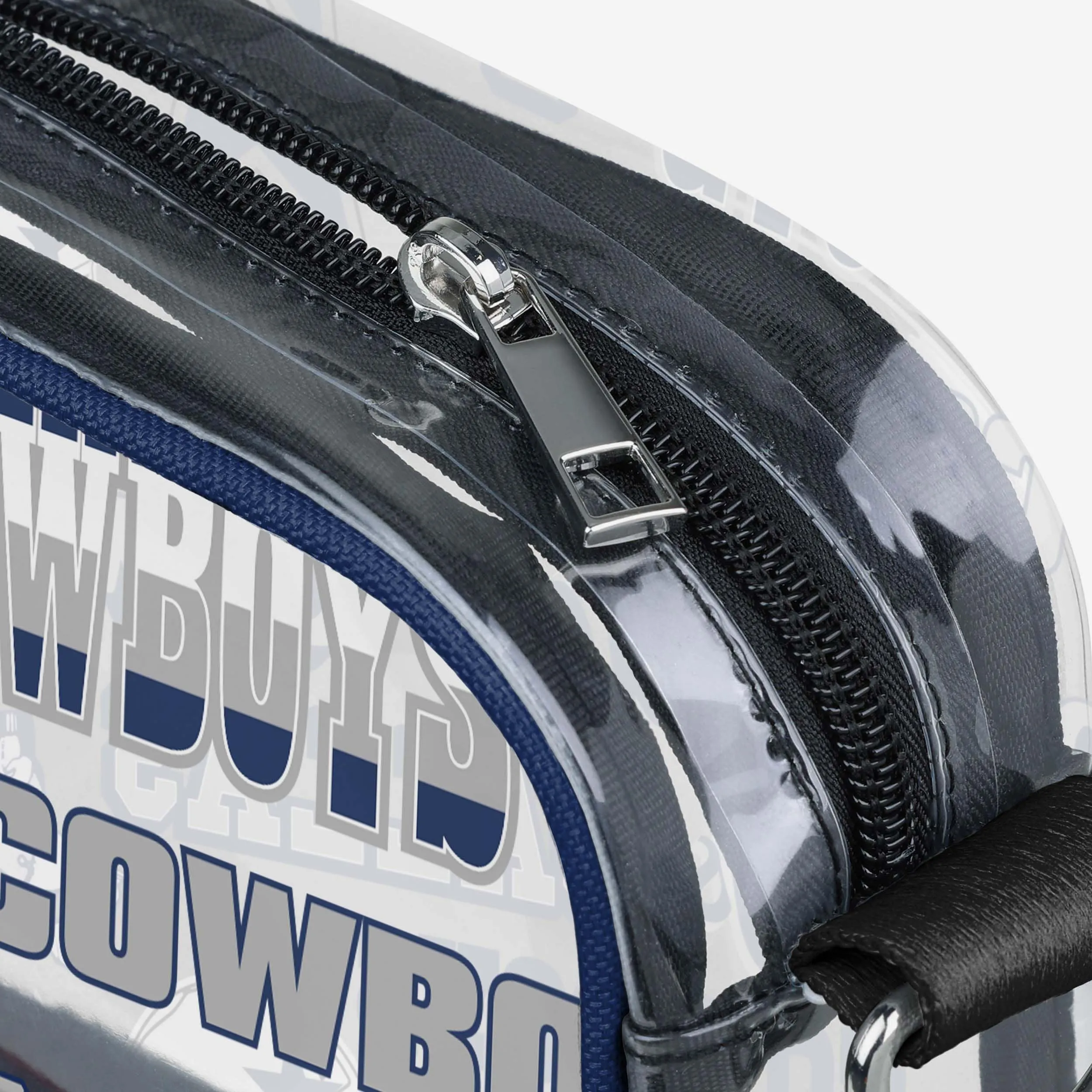 Dallas Cowboys Repeat Retro Print Clear Crossbody Bag