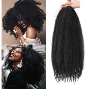 Dansama Marley Braiding Hair, 24 Inch Marley Hair for Goddess Locs Crochet Hair, Synthtic Twists Hair Extensions (24 Inch (Pack of 3), #2)