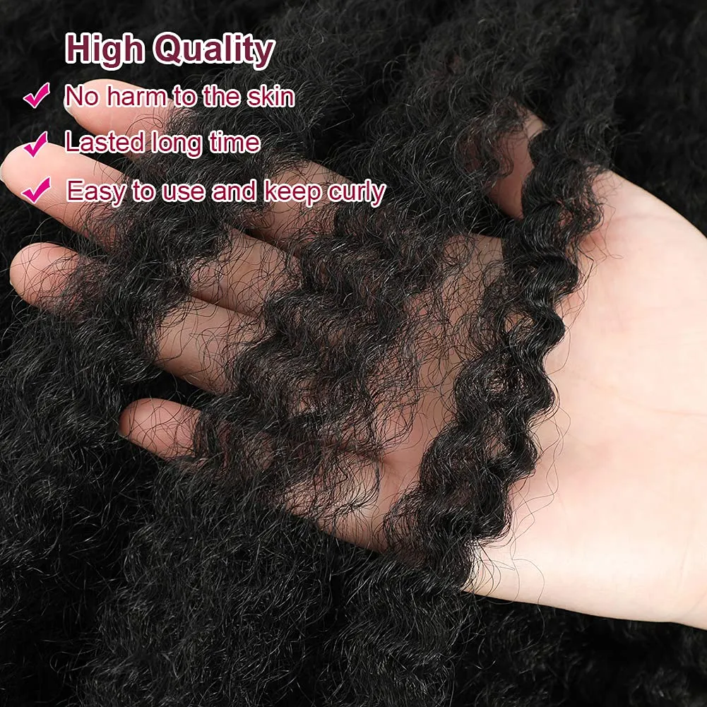 Dansama Marley Braiding Hair, 24 Inch Marley Hair for Goddess Locs Crochet Hair, Synthtic Twists Hair Extensions (24 Inch (Pack of 3), #2)