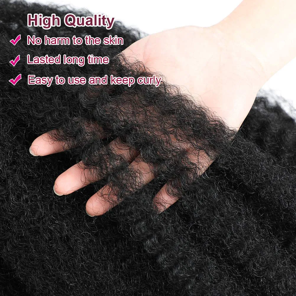 Dansama Marley Hair, 24 Inch Marley Twist Braiding Hair, Fluffy Faux Locs Curly Braiding Hair Extensions (24 Inch (Pack of 3), #1)